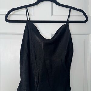 Zara Sleek Black Camisole Top